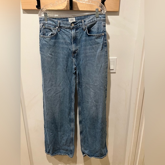 Citizens Of Humanity Paloma Baggy Light Blue Wide Leg Jeans - Picture 2 of 7